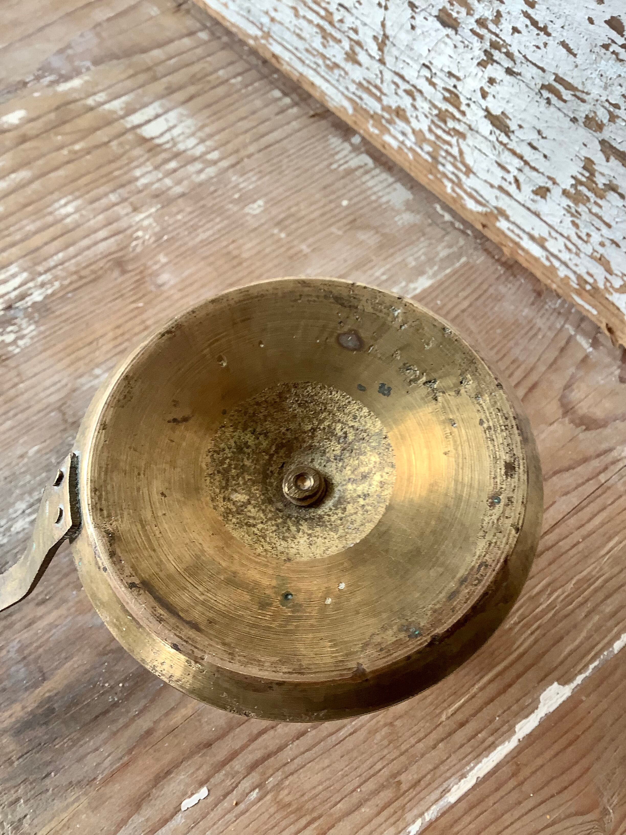 Vintage brass candle holder