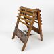 Old folding fishing stool
