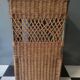 Vintage rattan wicker shelf