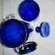Old blue jars