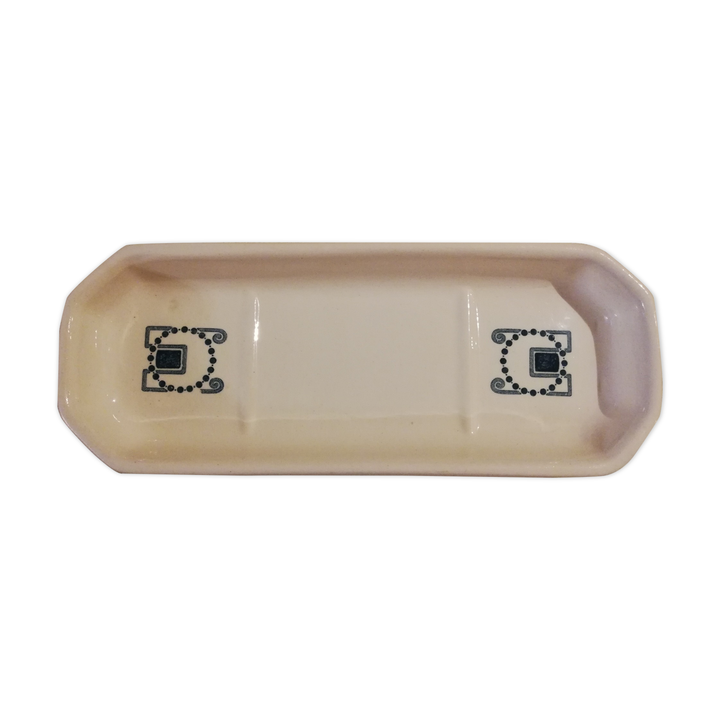 Iron earth comb holder Sarreguemines