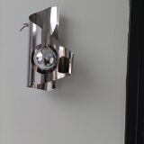 Wall light steel chrome year 70
