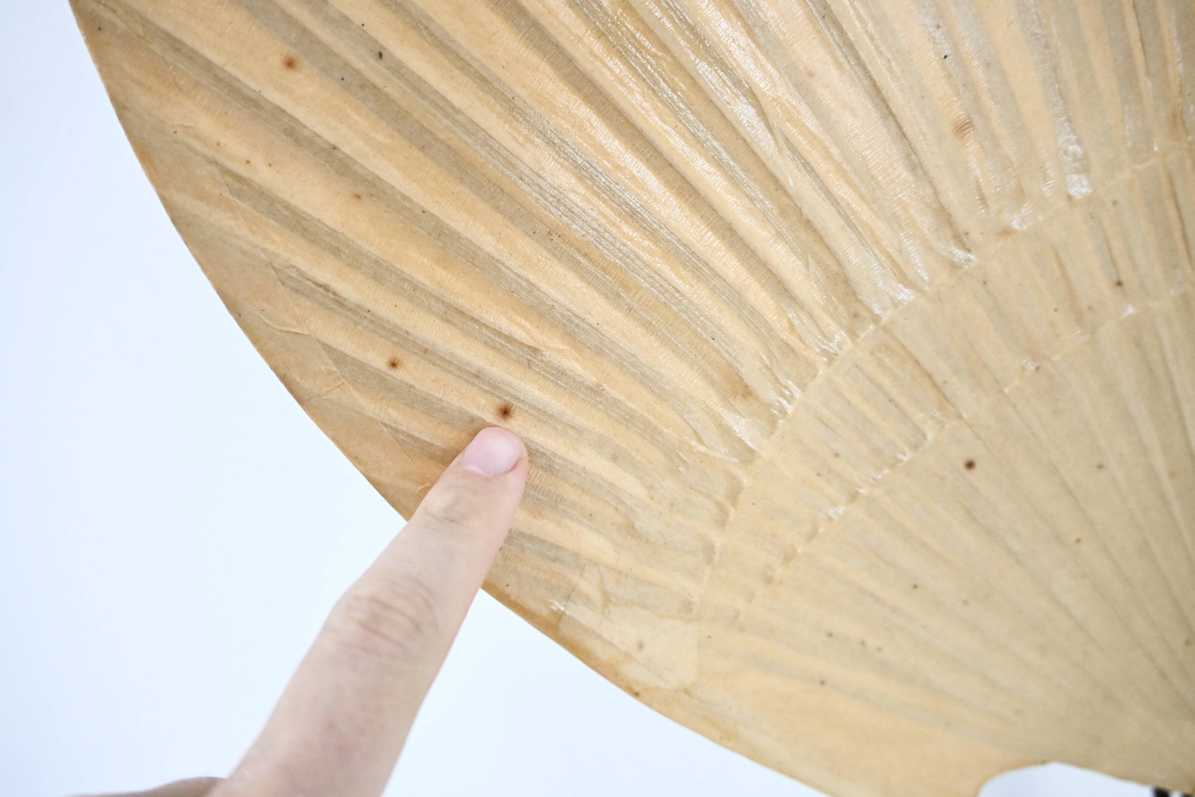 Pair of wall sconces "Uchiwa" by Ingo Maurer for M Design, years