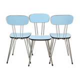 Formica chairs with eiffel legs
