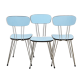 Formica chairs with eiffel legs