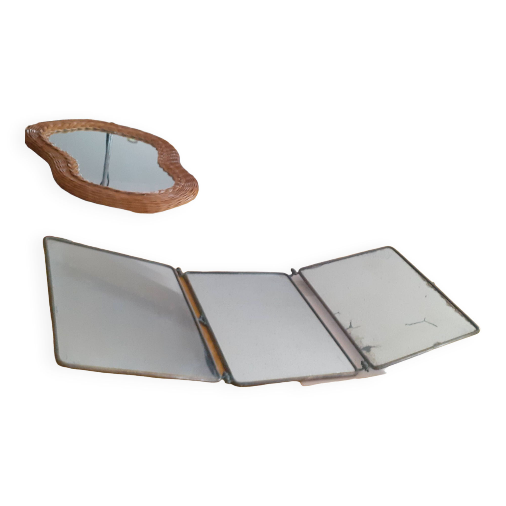 Barber triptych mirror, 1920s