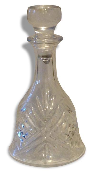Carafe en cristal ciselé, Cristal d'Arques