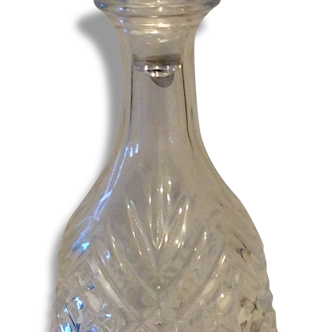 Engraved Crystal D'arques Crystal decanter