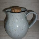 Refreshing pitcher in vintage stoneware
