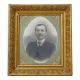 Cadre doré Louis XIV avec photo de 1910 par Charles Pestre