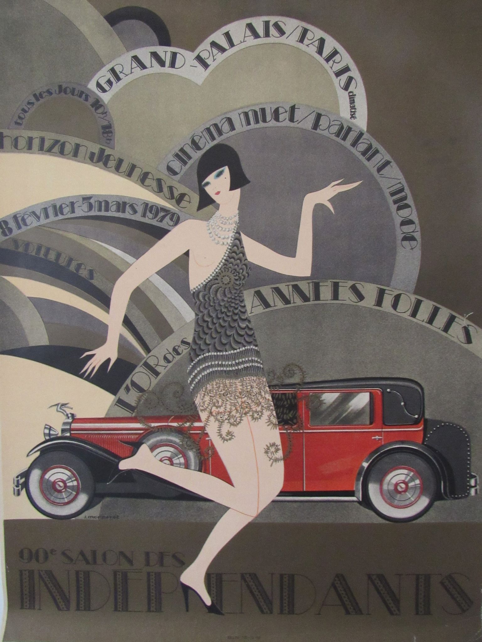 Affiche Salon des Indépendants - Monneret - 1979