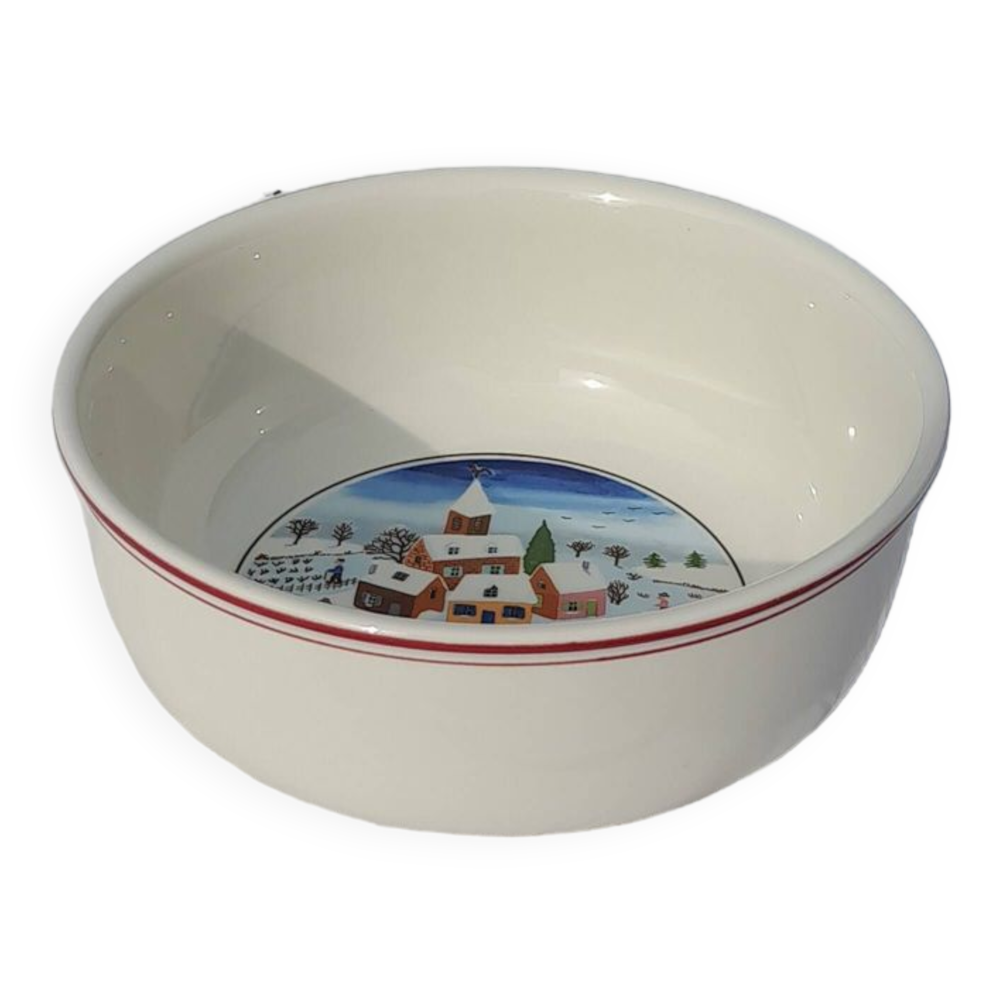 Vitro porcelain cereal bowl Villeroy & Boch naive Christmas model diameter 13 cm Laplau