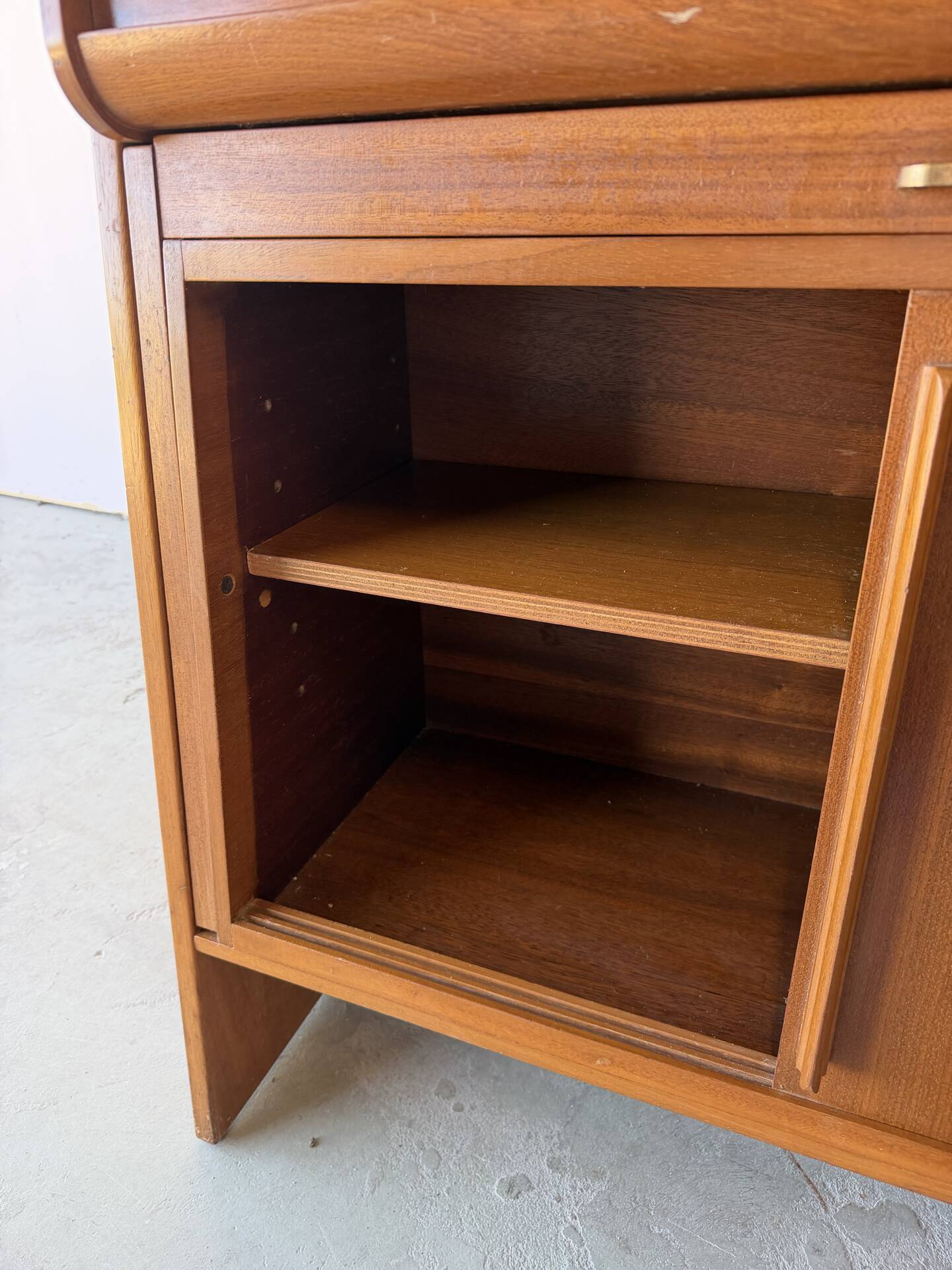 Bureau secrétaire à abattant design attribué à René Jean Caillette