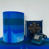 Lampshade Neptune H45 D35 - vintage fabric