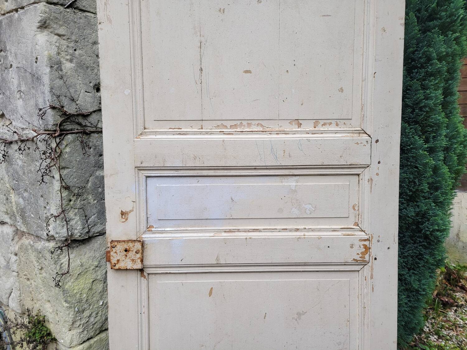 Moulded old door