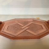 Rosaline B style pink glass tray dish