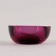 Vintage bowl from the 1960s made of coloured Murano glass, Italy.