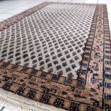 Vintage Indian carpet Seraband handmade 89cm x 160cm 1970s