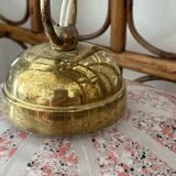 Vintage pink granite pendant light