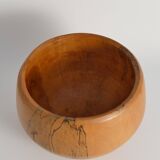 Mid-century Modern Hand-carved Wood Bowl, James Eriksson, Tasserud Sweden 1970s
