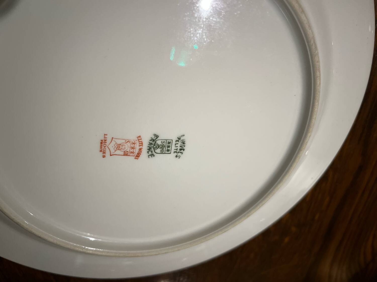 Limoges porcelain tableware set