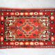 tapis velouré oriental vintage - 40cm x 62cm