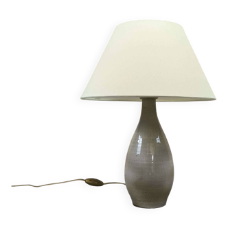Lampe vintage en grès vernissé Jean Dubost