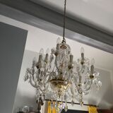 Lustre en crystal ancien