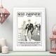 Vintage poster 30s beautiful gardener -30x40cm