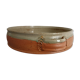 Large glazed terracotta dish.