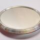 Round chrome metal tray D.27