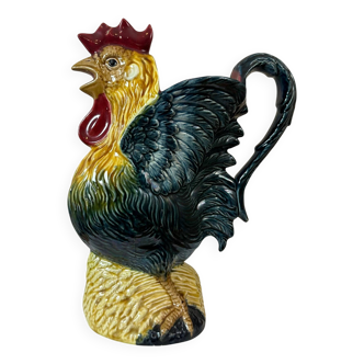 Pichet coq en barbotine