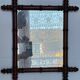 Vintage mirror bamboo frame 49 x 42 cm