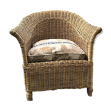 Rattan armchair