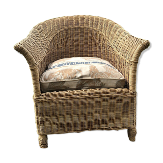 Rattan armchair