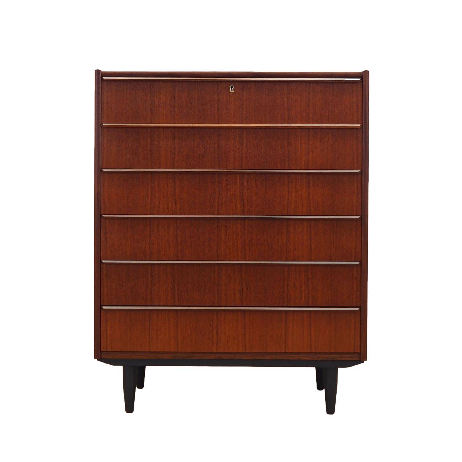 Commode en teck, design danois, années 1970, fabriquée au Danemark