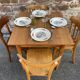 Table de café bistrot Brasserie vintage 1980