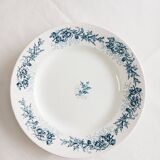 Round iron earth dish Longwy Cyrano