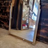 Miroir art déco doré