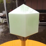 Year 60/70 Chrome and frosted glass lamp