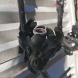 Pair of wrought iron appliques