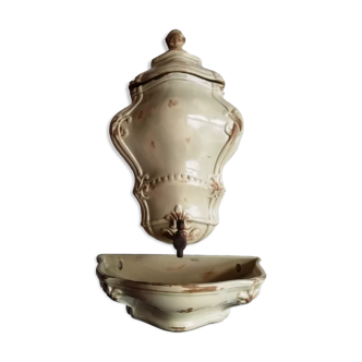 Decorative ceramic indoor wall fountain