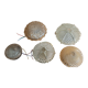 Set of 5 vintage ceiling lights