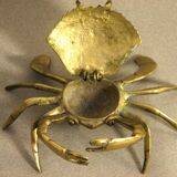 Crab ashtray in brass 1970