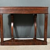 Console en Acajou et Placage d’Acajou, style Restauration – Milieu XIXe