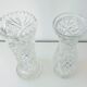 Vases en cristal taillé