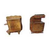 Pair of art deco bedside tables