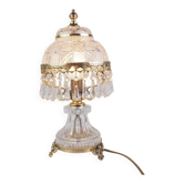 Lampe en cristal à pampilles