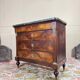 Commode En Acajou Flammé D’époque Restauration XIX Eme Siècle