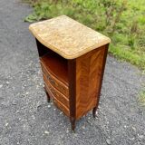 Louis XV style rosewood bedside table